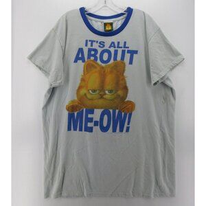 VINTAGE Garfield Shirt One Size Paws Graphic T Tee Cartoon Sleep 90s*